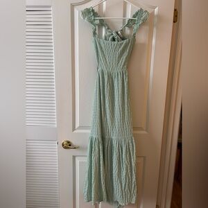 Lush Mint Green Midi Dress S